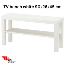 IKEA Lack TV Bench Table Stand Plasma LCD LED Bed Sitting Room 90x26x45cm White