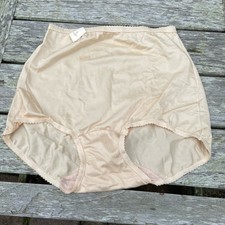 Vintage Brief Women Size Medium Panty Nylon Full Coverage Underwear USA M