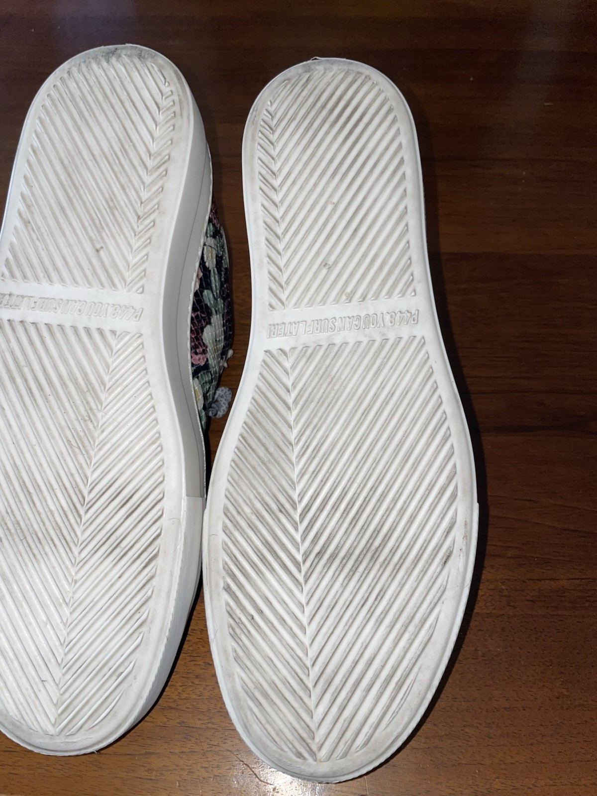 P448 Floral Python-Embossed Platform sneakers (Wo… - image 17