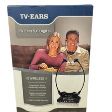 TV Ears 5.0 Digital Wireless TV Headset System Voice Clarifying Audio Aid
