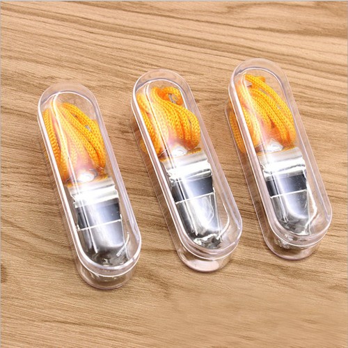  3 PCS Metal Whistle Referee with Lanyard Pendant Portable Outdoor Life Saving - Zdjęcie 3 z 11