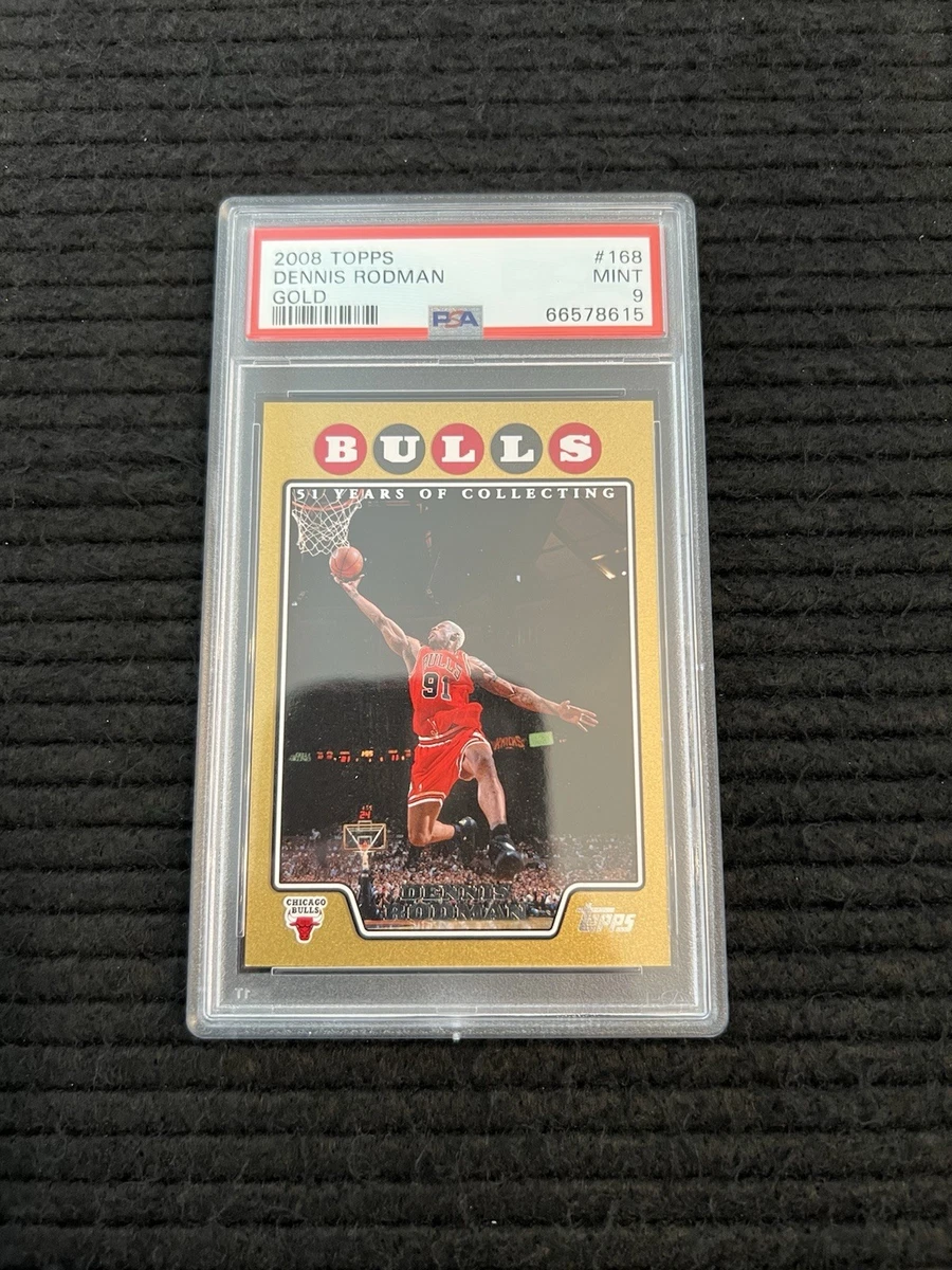 Topps Dennis Rodman Basketball Serial Numbered Sports Trading