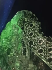 Antique American Brilliant Period ABP Deep Cut Glass Crystal Bowl 3.5lb 