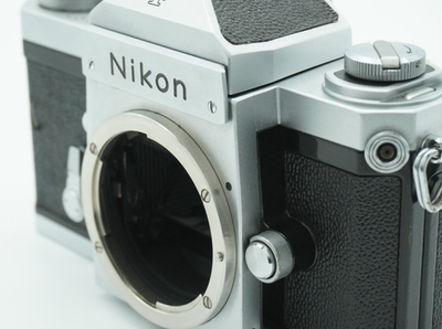 Near Mint!] Nikon F Eye Level Silver 35mm SLR Film Camera Body