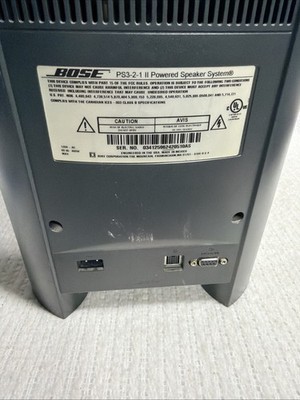 Bose Ps3-2-1 Series II 2 Powered Speaker System Ps321 Subwoofer