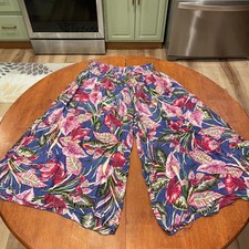 Boho Me Women's Wide Leg Floral Print Pants