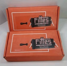 2 x FITTES Framed OG Floor Vent Luxe 4 in. W. x 10 in. - Grey Metal Lot of Two