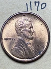 1909-VDB LINCOLN WHEAT CENT, VERY HIGH GRADE AU, Almost Uncirculated #1170