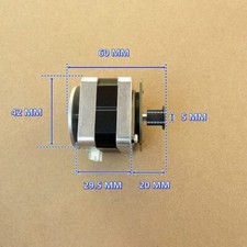42MM 0.9 Degree NEMA17 2-phase 4-wire Stepper Motor Copper Pulley CNC 3D Printer
