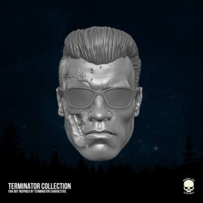 Arnold Schwarzenegger Terminator v4 damage glasses custom head for action figure