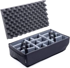 Padded Dividers (grey) for Pelican iM2500 Case. Comes with lid foam.