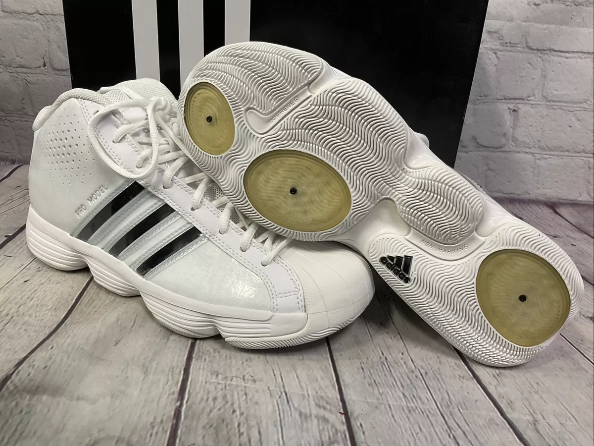 onthouden Goodwill bonen Adidas Pro Model 2010 Women Athletic Shoes Size 9 White Black New Other  With Box | eBay