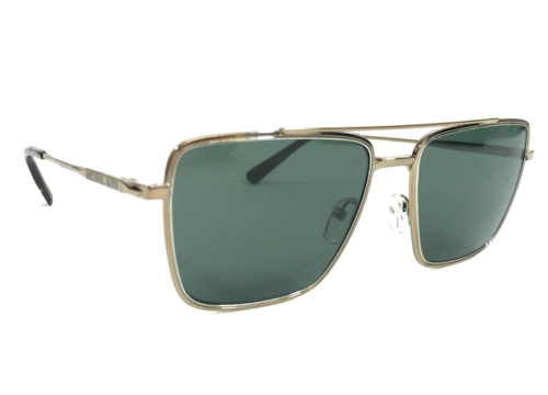 Michael Kors Sunglasses MK1154 Blue Ridge 18993H Shiny Gold w Green Solid Lenses - Picture 3 of 14
