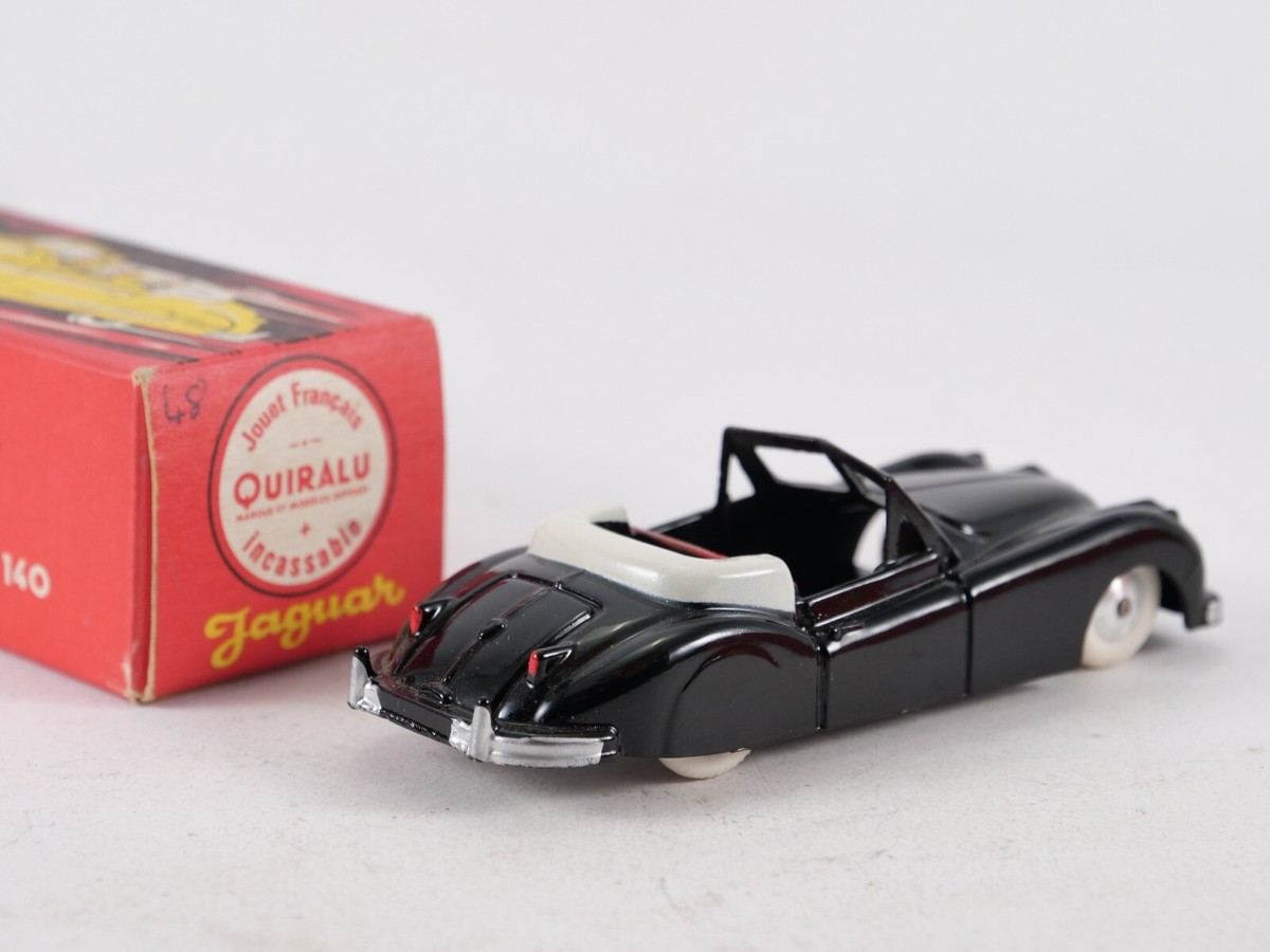 Miniature Eligor Jaguar XK 140 – Drivers Germany, 1/43, Argent, 19 Exemplaires, Neuf