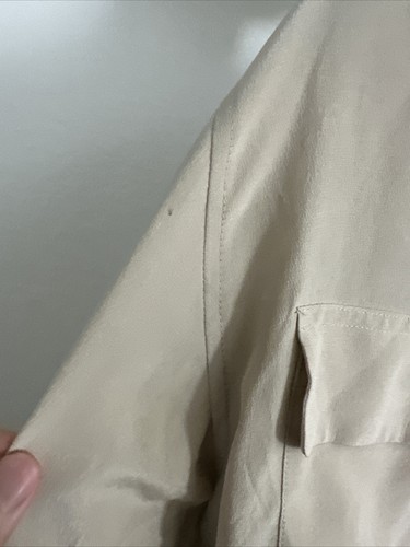 Equipment Silk Blouse S Light Tan - Picture 2 of 3