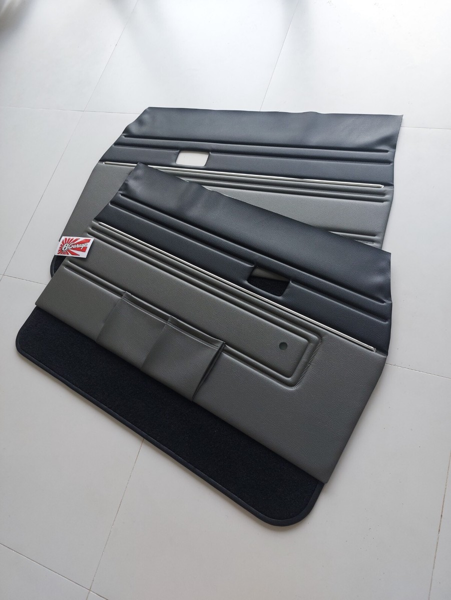Toyota Pickup SR5 Door panels 79-83 / RN30- 40 Gray - Black / Made