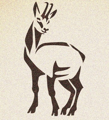 Antelope Stencil Wildlife Animal Antelopes Stencils | eBay