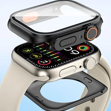 For Apple Watch Series 11 10 9 8 7 SE 9H Screen Protector Case Waterproof Cover