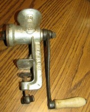 Vintage Keystone No.10 Food Chopper, Good Hand Meat Grinder -USA MADE-Boyertown