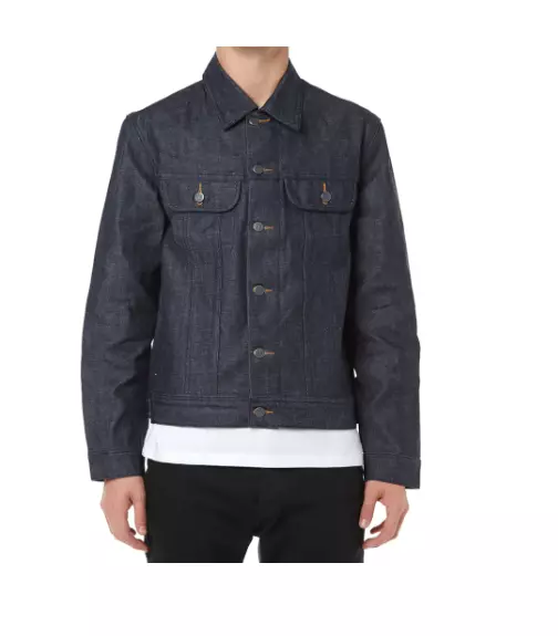 A.P.C. CLASSIC DENIM INDIGO MENS JACKET sz XXS eBay