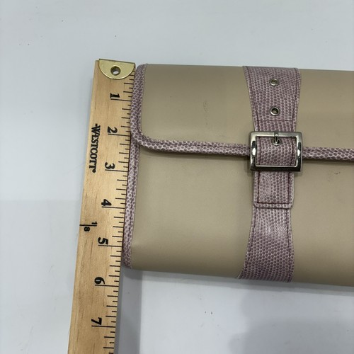Franklin Covey Planner Size 4 Compact 4.25x 6.75 Cream Lilac Buckle Snap - Picture 12 of 14