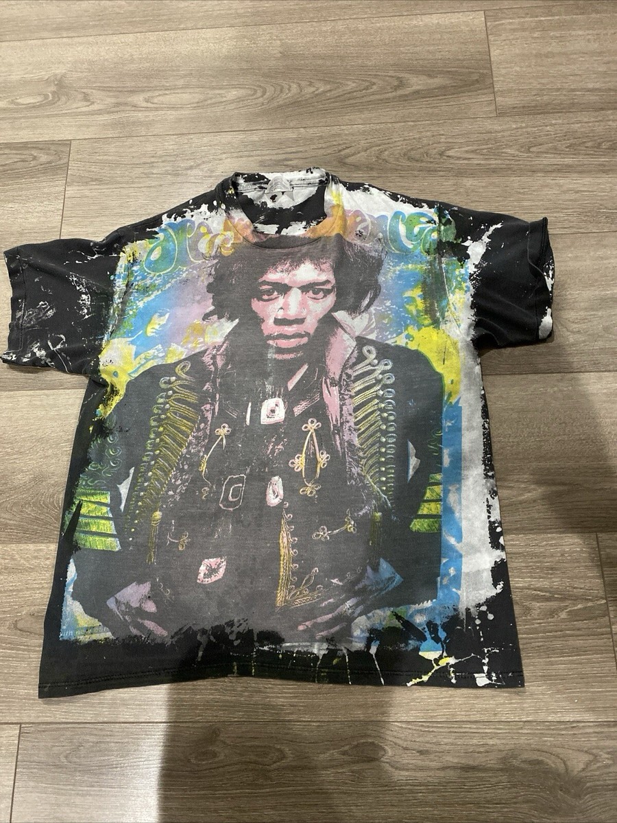 Vintage 90s Jimi Hendrix Experience Mosquitohead Band Tee Size