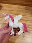 Unicorn Mom White Pink Plastic Figurine Toy Mythical Creature Girly Magical