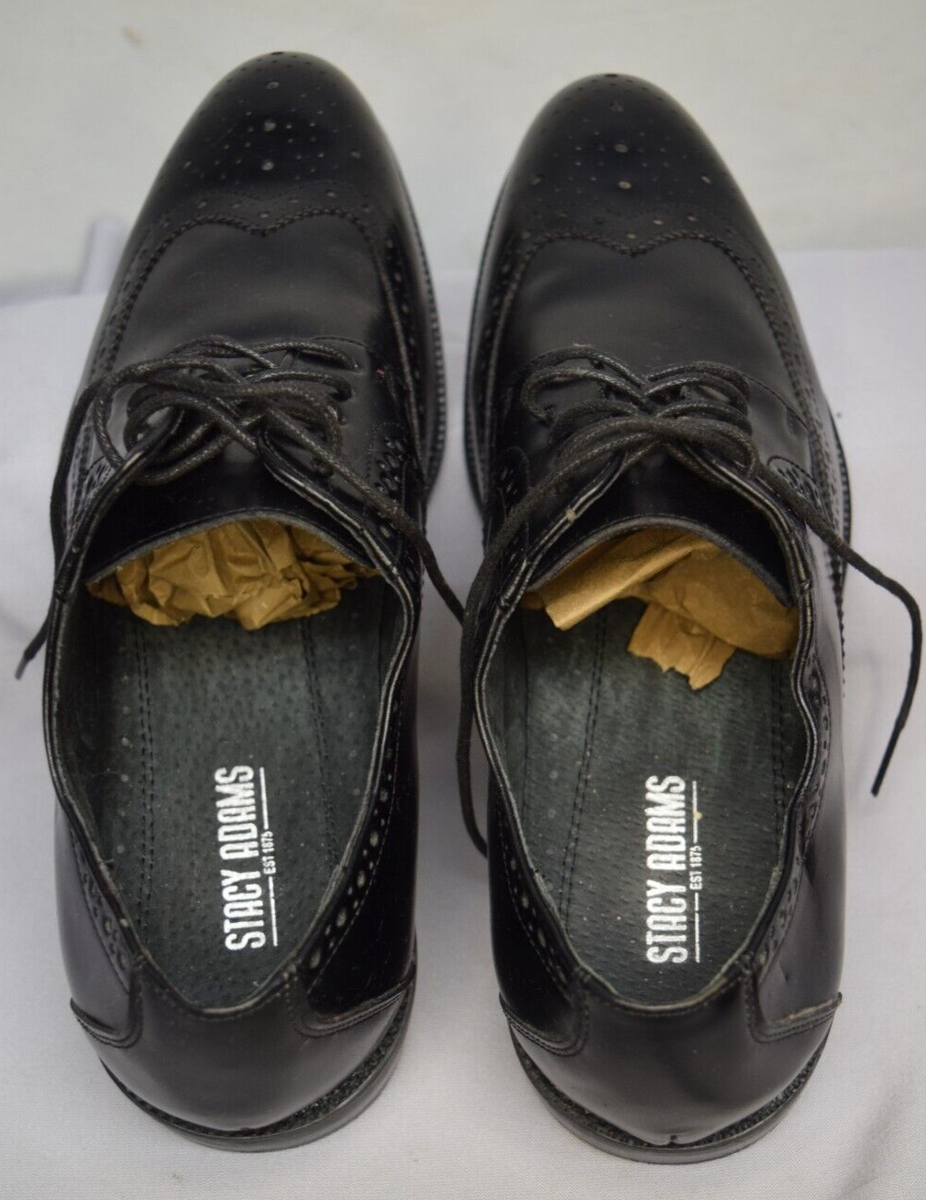 Stacy Adams Garrison Dress Shoes Mens 10M Wing Tip Oxford  display picture 1