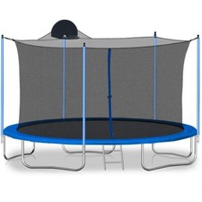 Heavy Gauge Galvanized Steel Frame 12FT Trampoline with Board