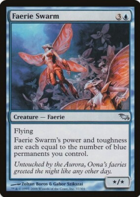 1 x Faerie Swarm - Shadowmoor - LP - MTG - EOF