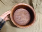 Vintage Mid-Century Scandinavian Style Teak Salad Serving Bowl ~9 7/8 x 4" Wood — photo 2