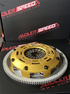 Race Twin Disc Clutch + Flywheel Standard For VW Golf Jetta Beetle 1.8T 1.9L TDI