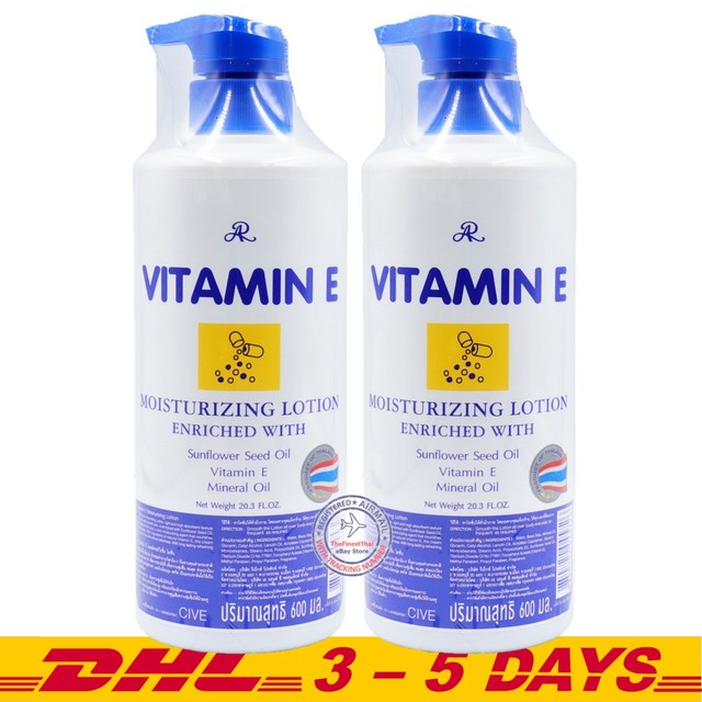 AR Vitamin E Moisturizing Lotion Enriched With Sunflowers Oil 600ml X 2