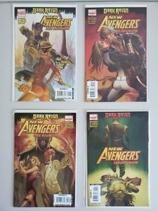 New-Avengers-Dark-Reign-The-Reunion-1-2-3-4-Marvel-2009-Set-Run-Lot-1-4-VF-NM