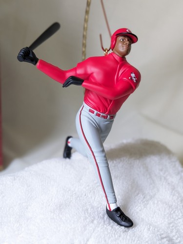 Ornamento Hallmark Keepsake "Ken Griffey Jr. - Cincinnati Reds" vintage 2000 nuovo con scatola - Foto 6 di 10