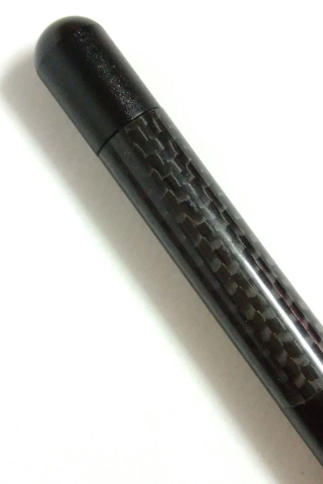 Nueva antena corta de coche de 4,7 pulgadas aluminio negro fibra de carbono apta para MAZDA Foto 2 de 3