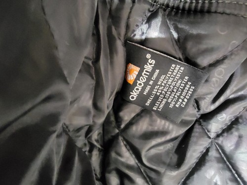 VTG Y2K Akademiks Size Large Insulated 90s Varsity Jacket Camo Letterman NWT - Picture 17 of 20