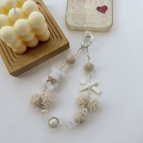 Creative Diamond Bear Pendant Fashion Couples Keychain Bag Accessories - Zdjęcie 9 z 10