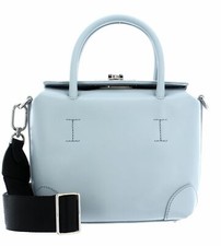 FURLA 1927 Soft Mini Boston Bag Handtasche Tasche Artemisia + Nero Blau