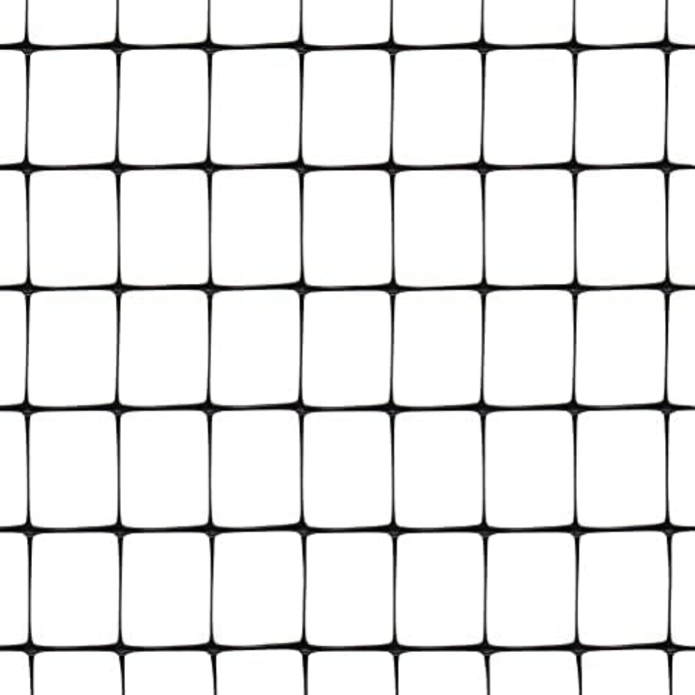 Tenax Aviary 1,00x200 m Nero, Recinzione in plastica, Rete da Recinzione, Recint