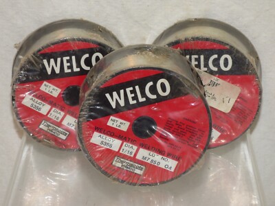 Thermacote 3 Welco Matic 1/16'' Alloy 5356 Welding Wire Coil Spool Rolls Harris