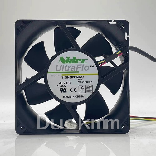 1pc New Nidec T12E48BS1M7-07 Cooling Fan 48V 1.45A 120*120*38mm Fast Ship