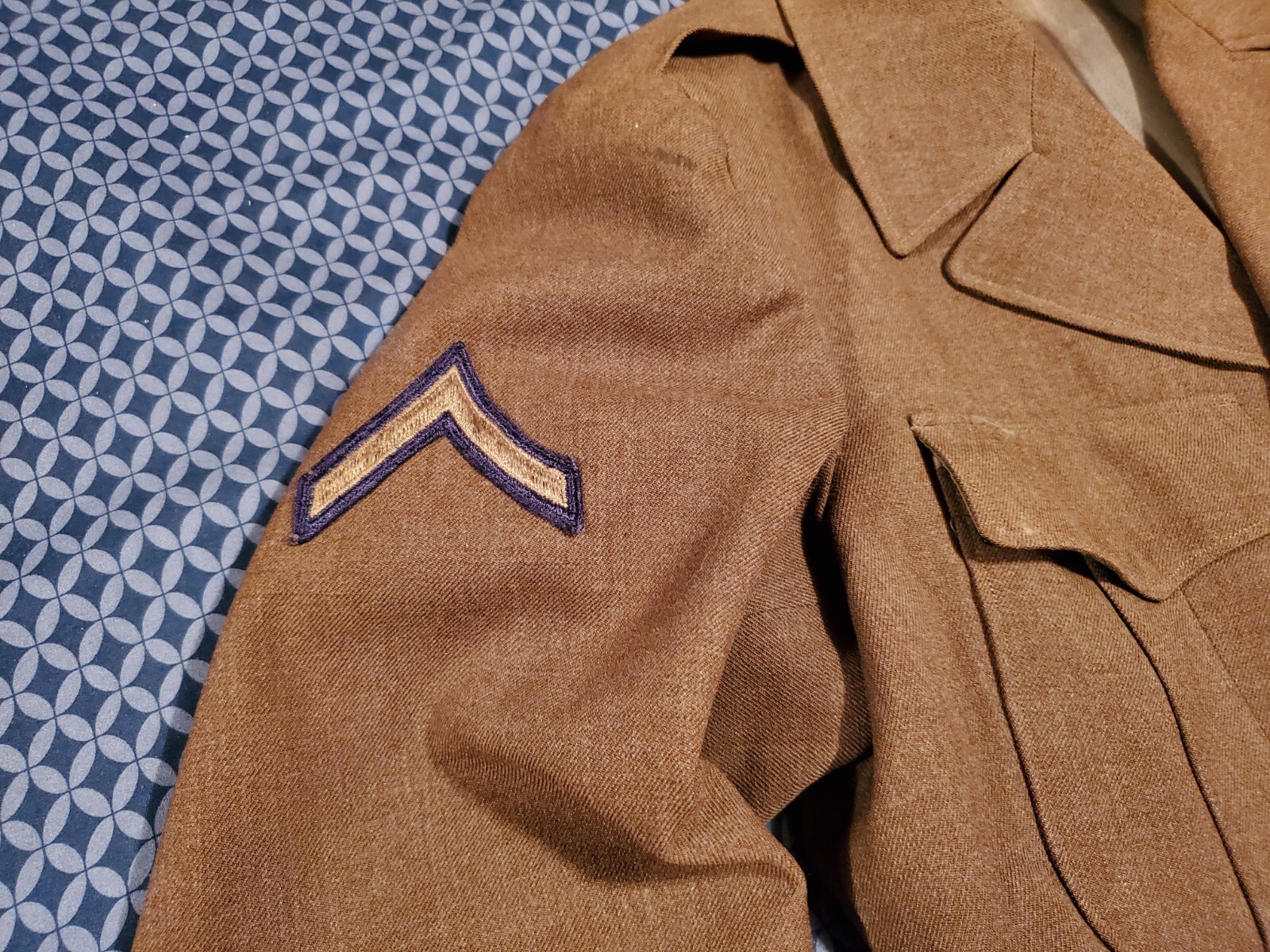 WWII Era 1944 Military Officers Wool Field Jacket… - image 3