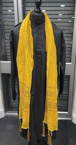 Hochzeitsparty Mehndi Nikah Herrenschal Dupatta Patka Bräutigam Indianer Pakistaner - Bild 80 von 83