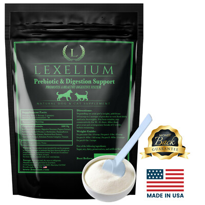 Prebiotic & Digestion Aid For Dogs and Cats | Helps with Constipation & Diarrhea