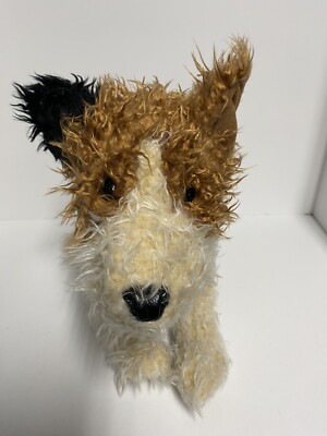 Folkmanis Jack Russell Longhaired Dog Plush Puppet Retired 13