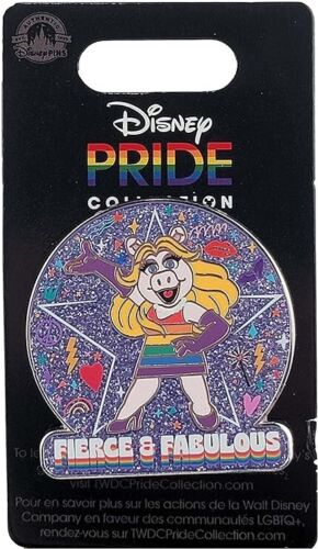 Pin Disney - Muppets - Miss Piggy - Rainbow Pride - Féroce et Fabuleux - Photo 1/1