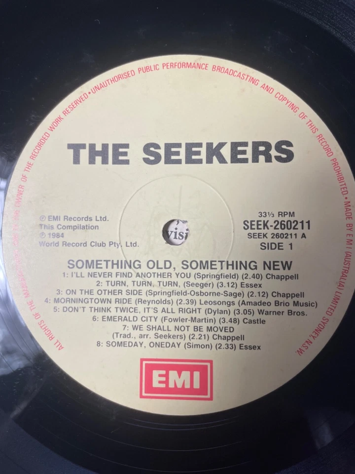 THE SEEKERS / THE NEW SEEKERS - SOMETHING OLD SOMETHING NEW 2X-LP Australia Foto 3 de 4
