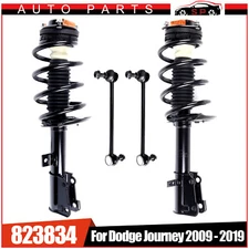 For 09-18 Dodge Journey Front Complete Struts & Coil Springs & Sway Bar Links