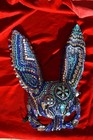 BUNNY artist BLUE PLAYBOY handmade rhinestone crystal CHARLES MONIZ mask masque — photo 4